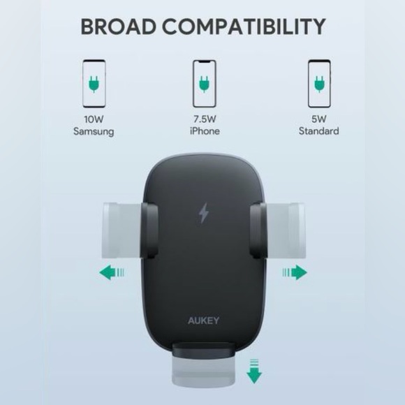 New AUKEY Car Phone Mount Wireless Charger - Picture 4 of 6